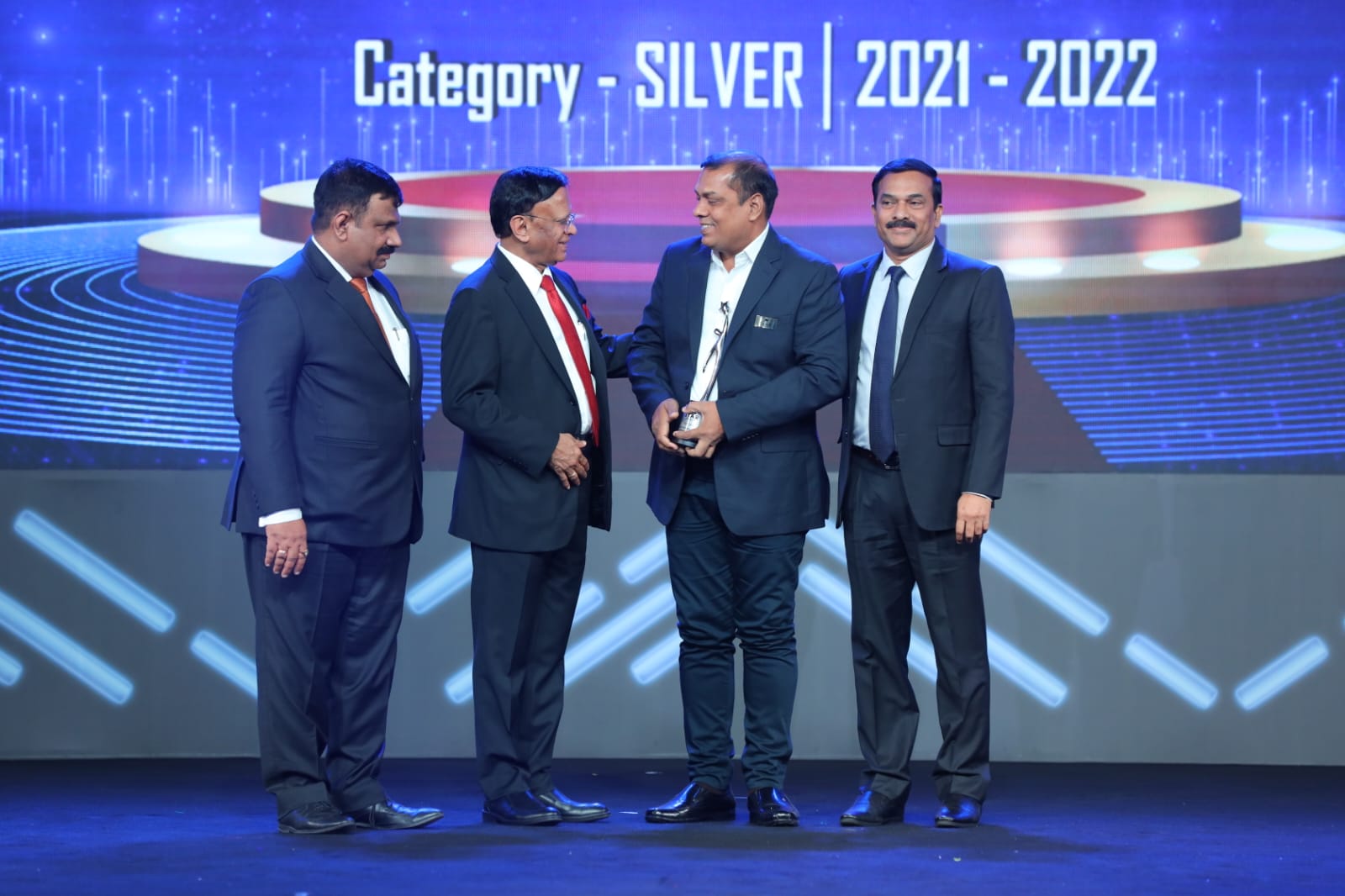 Aditya Enterprises receiving Silver Category award 2021-2022